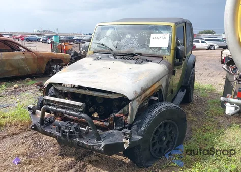 2010 Jeep Wrangler Sport из США, поврежденный, VIN 1J4AA2D15AL233138